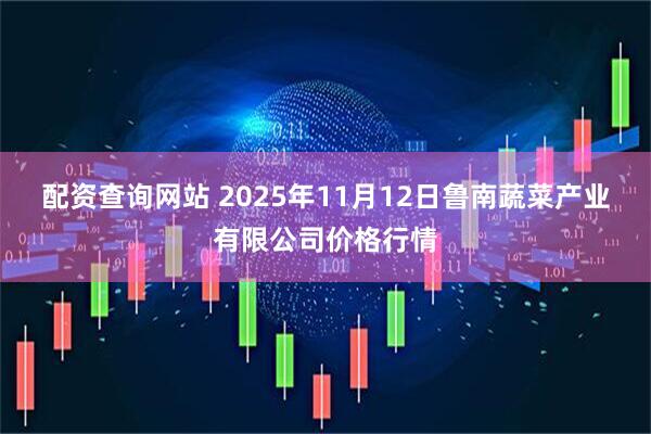 配资查询网站 2025年11月12日鲁南蔬菜产业有限公司价格行情